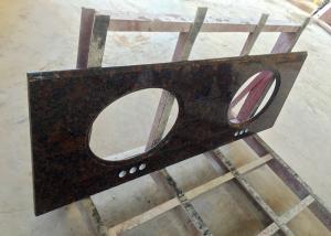 China High Resistance Granite Vanity Tops Baltic Brown For Bathroom , SGS CE Listed on sale