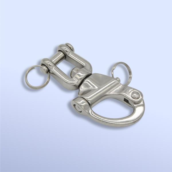 stainless steel swivel jaw snap shackles ,stainless steel rigging hardware ,stainless steel snap shackles