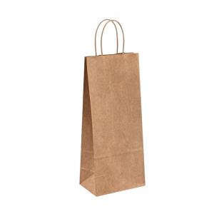 China Custom Printed Biodegradable Paper Wine Bags Luxury Gift Packaging on sale