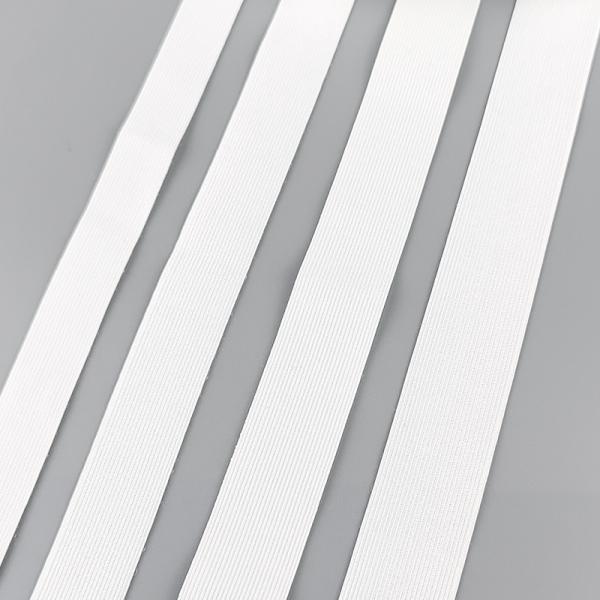 White Knitted Elastic Band 2 Inch Knit Elastic Knitting Elastic Fabric