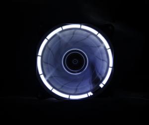 Wholesale 120mm White LED Ring Case Radiator Fan computer case fan from china suppliers