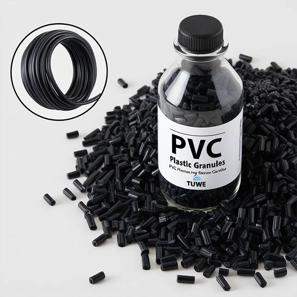 Cable Sheathing Flexible PVC Compound Raw Material Pellet IEC Standards Shore Hardness 90A