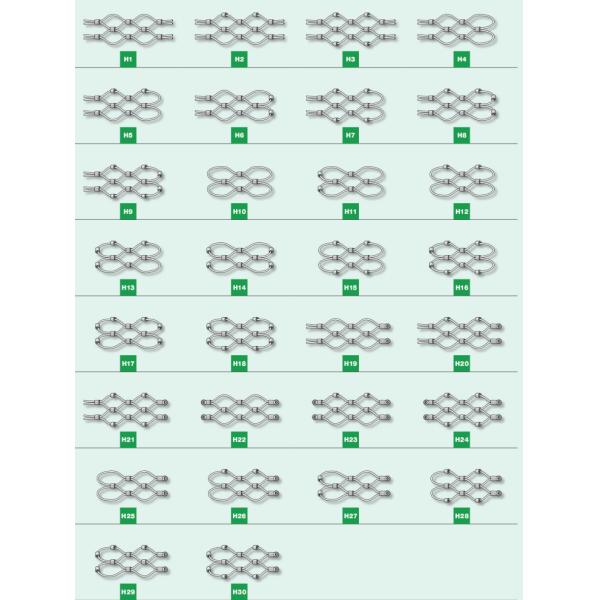 304L Animal Enclosure Mesh , Knotted Rope Mesh Wire Mesh SGS / CE