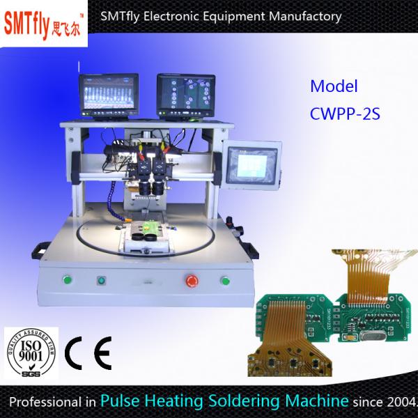 Quality Double Display Pulse Heating Soldering Machine Welding Machine Rotary Table for sale