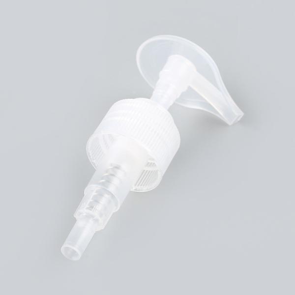 Transparent Lotion Dispenser Pump 28 / 410 Plastic Shampoo Screw Soap For Bottles