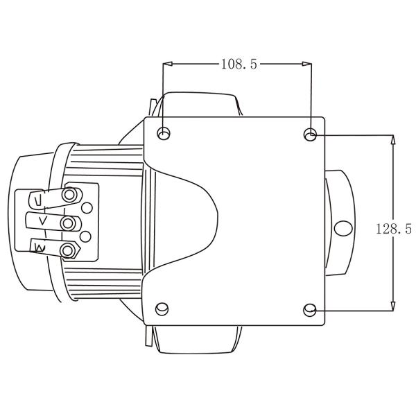 78A 1000kg Load Polyurethane Forklift Drive Wheel Unit
