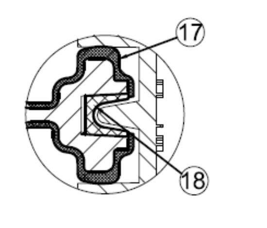 Red / Blue Epoxy Coated Resilent Seated Gate Valve Hand Wheel Operated