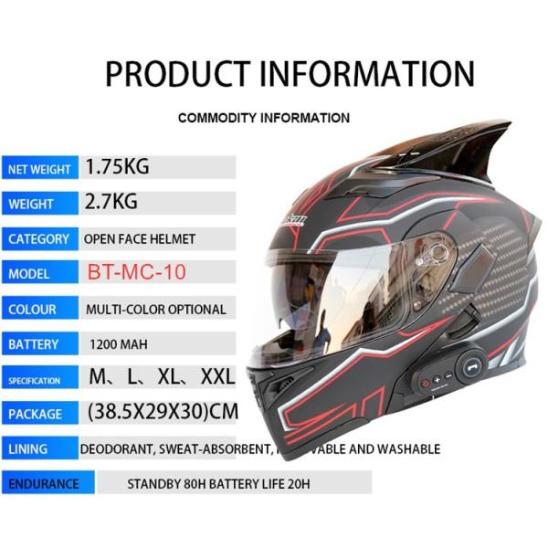 Bluetooth Motorcycle Helmet Helmet Road Motorcycle Helmet Electric Bicycle Floating Helmet