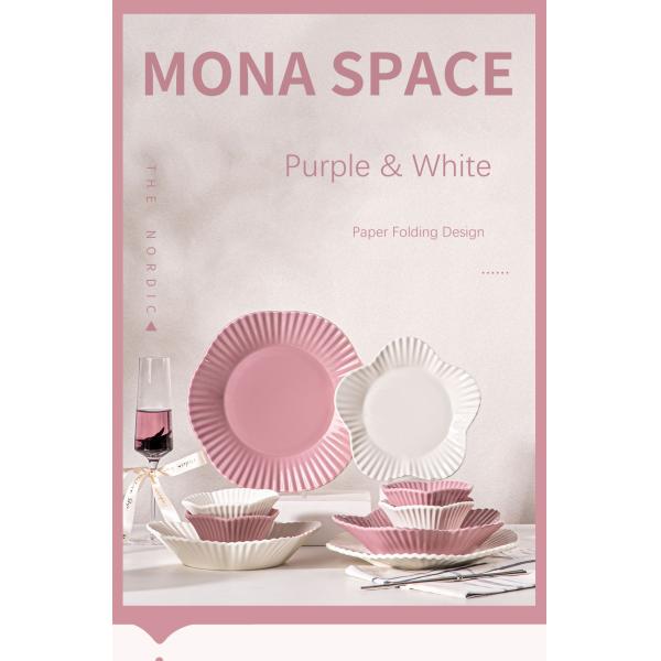 12 Person Party Tableware Table Decorations 16 Pcs Ceramic Dinner Set Nordic Porcelain