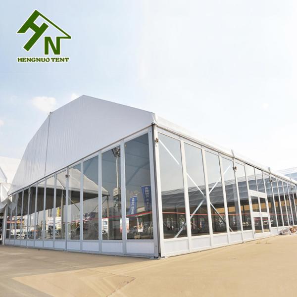 1000 People Exhibition Events Polygonal Tent Glass Side Walls Glasshouse Marquee