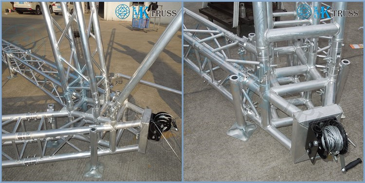 6M High Aluminum Speaker Tower System for Line Array Speaker Stand Truss
