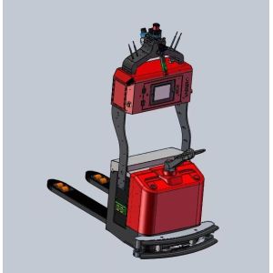 Highly Scalable Pallet Transfer AGV Automated Warehousing System For Order