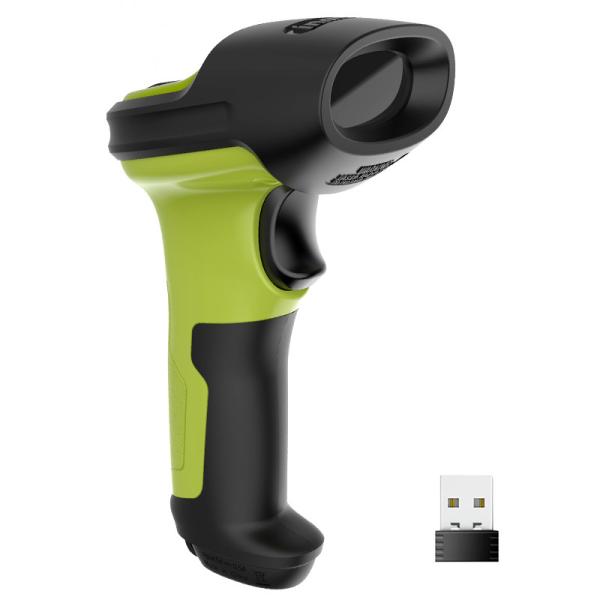 Quality Long Distance 1D Laser Handheld Wireless Barcode Reader For POS System for sale