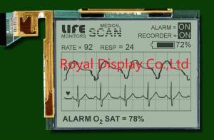 China 320*240 FSTN LCD Module Monochrome For Medical Scan Positive on sale