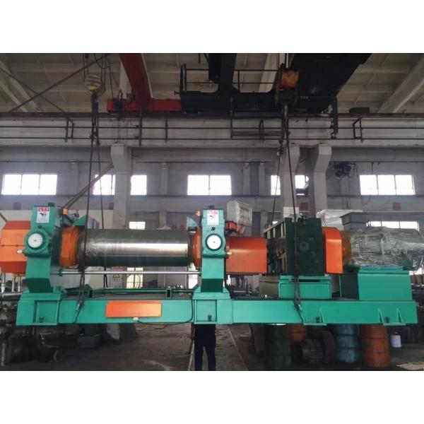 XK-450 Automatic Two Roll Mixing Mill For Compounding Rubber With Stock Blender 1