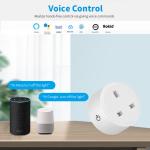 UK WIFI Smart Socket Wireless Remote Control Power Monitor Timer Remote Control