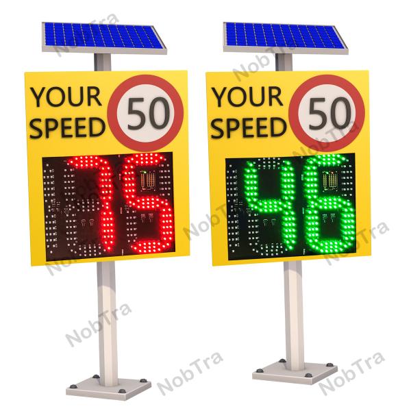188 Digit Screen And 1 Line Screen Screen Traffic Sign for Speed Measurement in Demanding Environments
