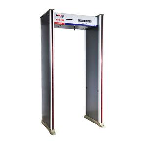 8 status led display Indoor Archway Metal Detector with 6 detection zones