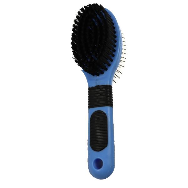 Dog Double Sided Pet Comb For Grooming Rubber Shedding Pet Grooming Dual Sided Comb 206mmx57mmx57mm