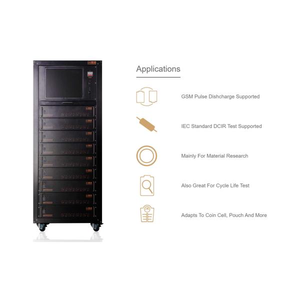 Black 18650 Lithium Ion Battery Analyzer Neware 5V5A Charge Discharge Tester