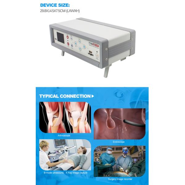 USB/HDD Storage Arthroscope Surgery Image Recorder 1080P60 Compact Portable