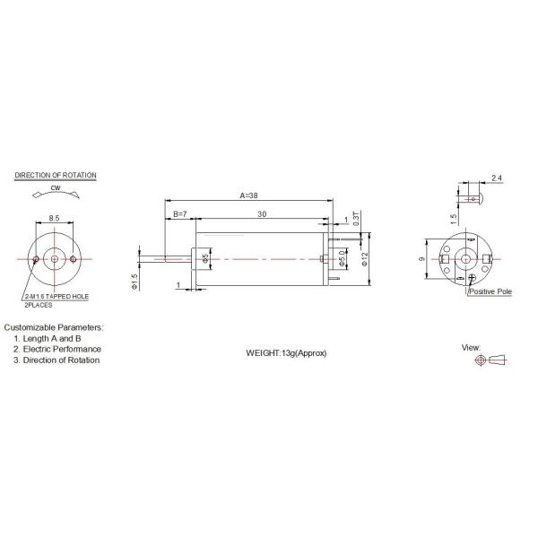 High Speed high speed 12mm mini brush dc motor for massager and electronic door lock