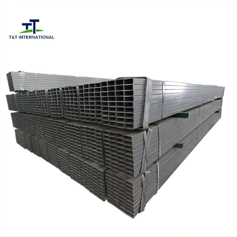 Green House Structure Rectangular Hollow Section Steel , Metric Rectangular