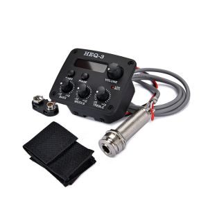 Wholesale 4 Bands Acoustic Guitar Preamp Equalizer With Digital Procedding Tuner from china suppliers