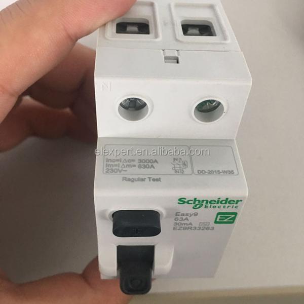 Residual Current Circuit Breaker Kampa EZ Easy9 electronic type two pole 25A 10mA 6ka RCCB