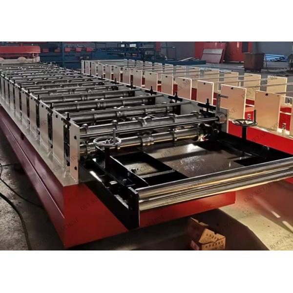 Galvanized Coil 0.8mm Trapezoidal Roll Forming Machine 4m/Min