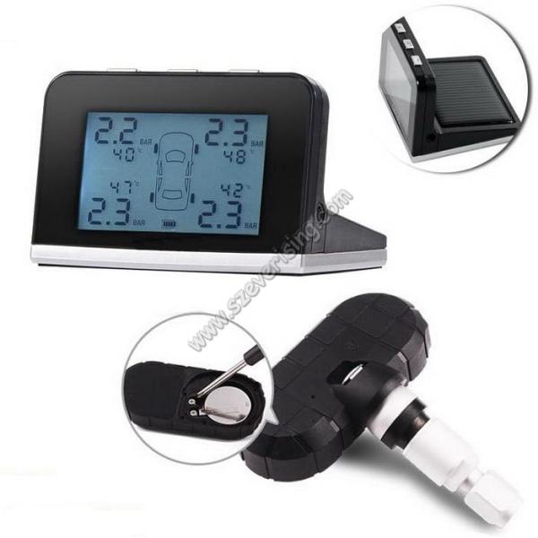 Solar TPMS System Tyre Pressure Monitoring System with Replaceable Battery Internal Sensor