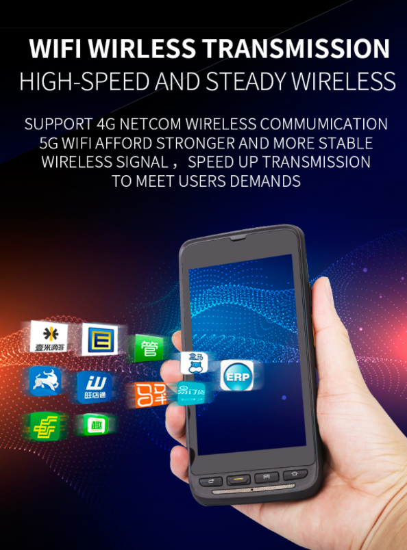 IData 50p Data Collector Full Netcom Scanner Device Android Handheld PDA Support NFC RFID IDATA 50P