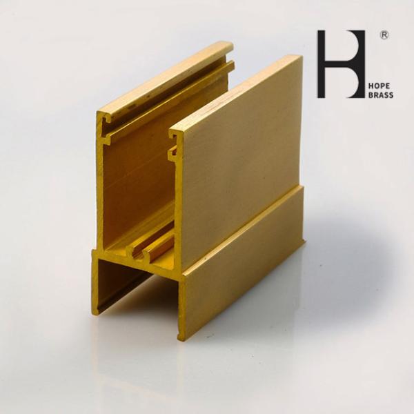 ISO9001 Fadeless Metal Frame Profiles , HPB58-3 Window Frame Trim