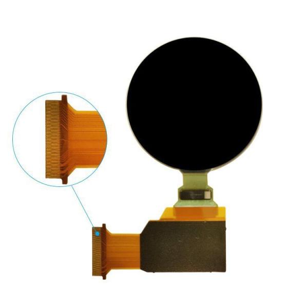 1.3 inch AMOLED display close-up