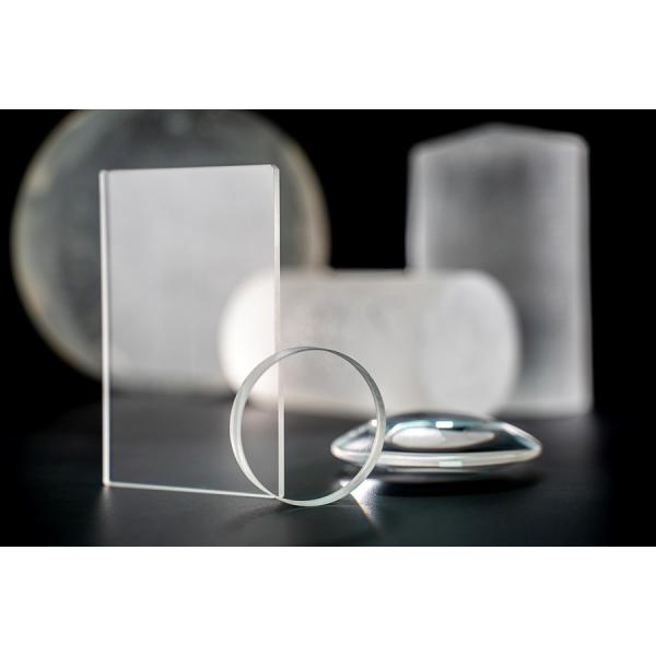 Sapphire Al2O3 Crystal Substrate 2'' 3'' 4'' Double Side Polished For Optical Use