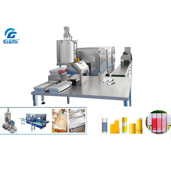 Wholesale Customised Manual Lip Balm Filling Machine With Freezing Tunnel from china suppliers