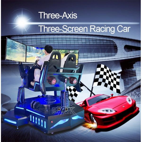 3 Screen Racing Car 9D VR Simulator 360 Vr Racing Game Machine