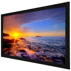 Wholesale 120 Inch Fixed Projector Screen , Fixed Frame Projection Screen For Business Presentations from china suppliers