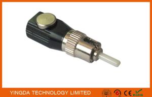 China Metal Optical Fiber Adapters , Optic Bare Fiber Adapter ST FC LC ST Round on sale