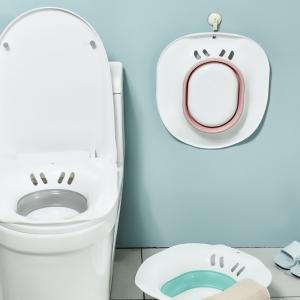 China Universal Squat Free Toilet Sitz Bath Seat For Perineal Soaking Postpartum Care Elderly Hemorrhoid on sale