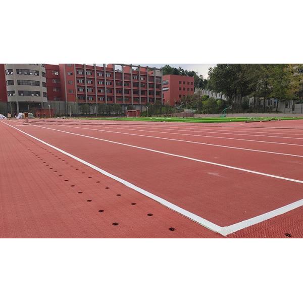 Safety UV Resistant Sports Field Prefabricated Running Track