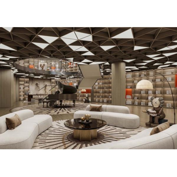 Silver Pear And Vibrant Orange Stainless Steel Basement Storage Solution For Library