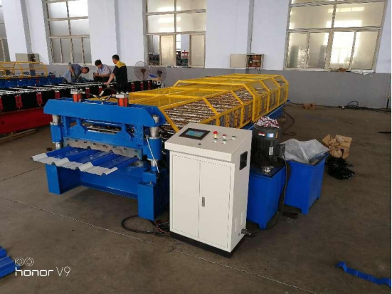 36 Inch Wide Interconnected Metal Panels Forming Machine Best Choice For PBR Panel Metal Roofing
