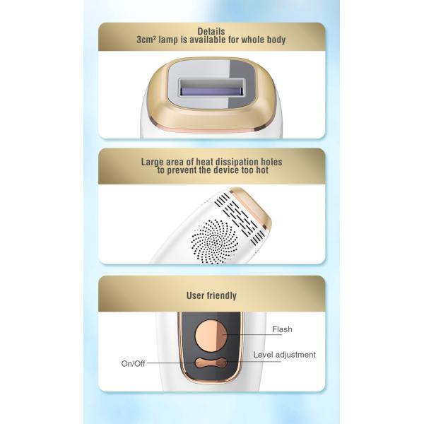 360 ICE Cool FCC 3cm2 IPL Hair Removal Device 990000 Flashes