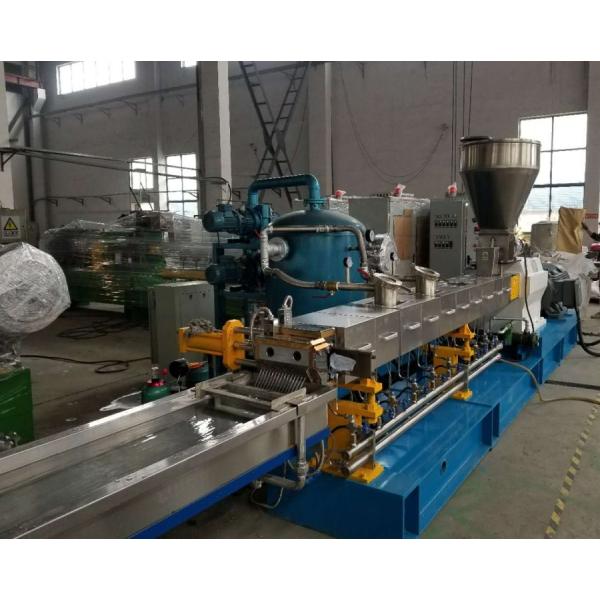 PET Bottle Flakes Pet Granulator Machine Twin Screw Extruder