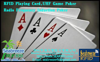 RFID Playing Card, UHF Game Poker, Radio Frequency Induction Poker