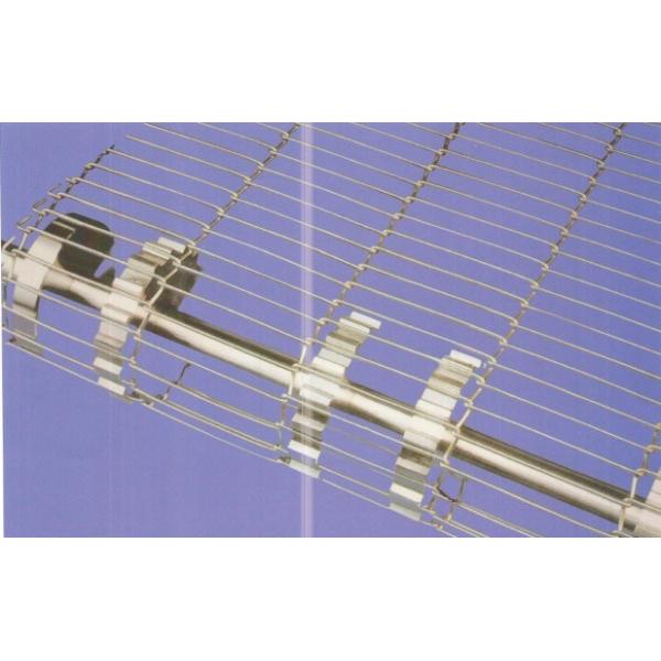 SS wire mesh belts metal ladder flat conveyor mesh belts for oven bakery indutrial