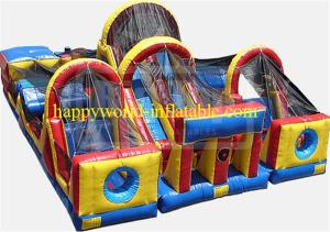 China adrenaline rush obstacle course , inflatable obstacle course , inflatable playground on sale
