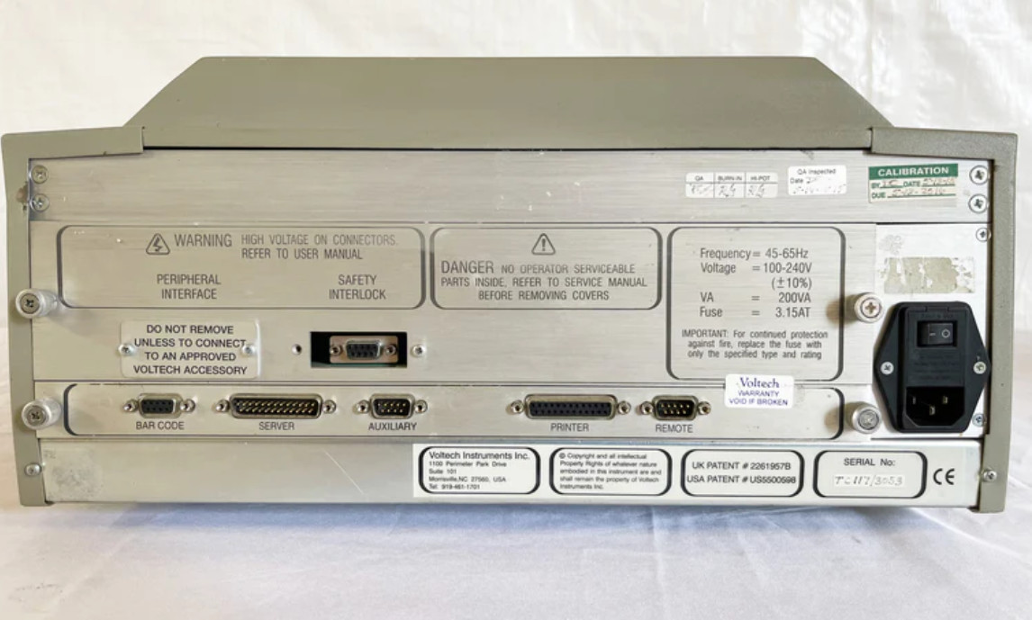 Voltech AT3600 Automatic Transformer Tester 7000V With Surge Testing 5000V