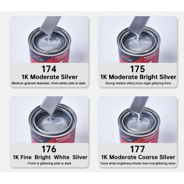 2k Clear Liquid Coating Matte Silver Car Paint For Plastic Bumpers Metallic Automotive Paint Spray Paint
